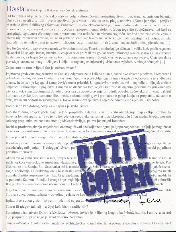 Poziv čovjek