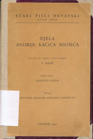 Djela Andrije Kačića Miošića