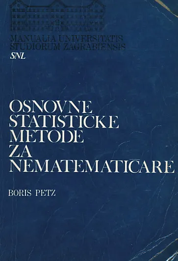 Osnovne statističke metode za nematematičare