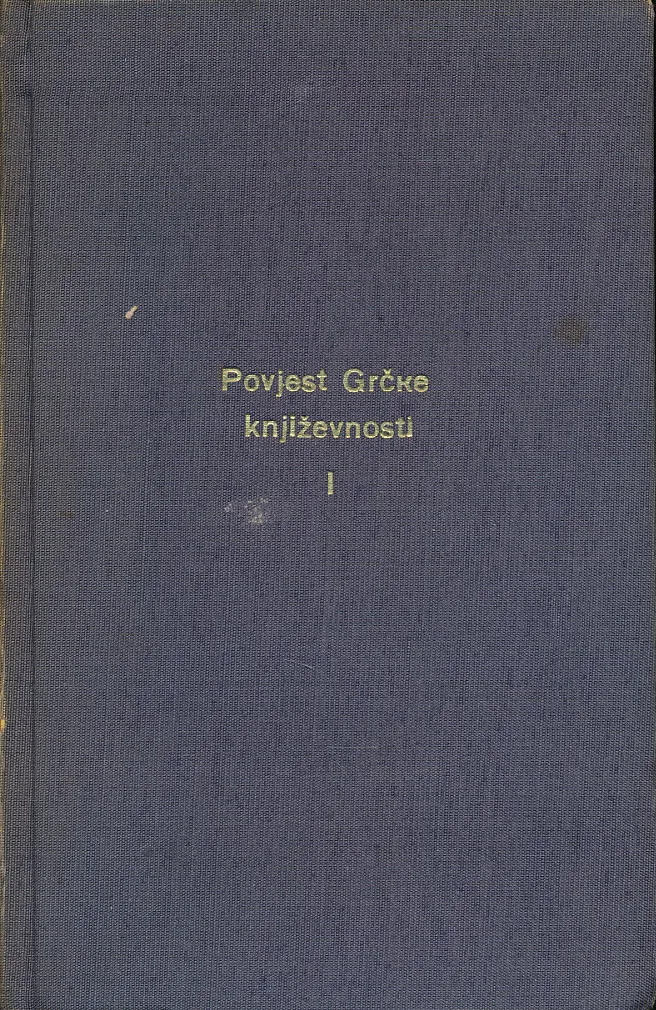Povjest grčke književnosti 1-2