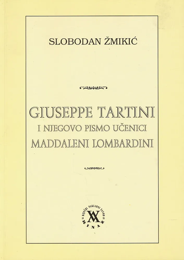 Giuseppe Tartini i njegovo pismo
