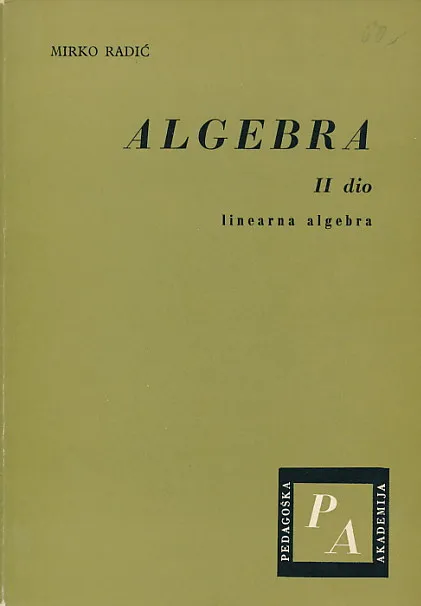Algebra II. dio