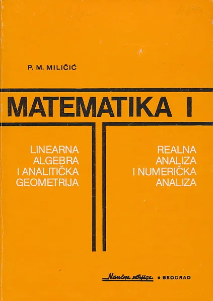 Matematika 1