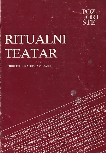 Pozorište 3-6/1989 Ritualni teatar