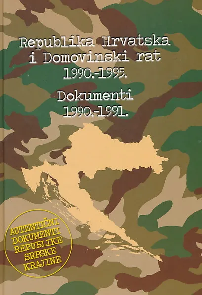 Republika Hrvatska i Domovinski rat, knjiga 1