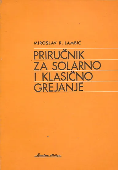 Priručnik za solarno i klasično grejanje