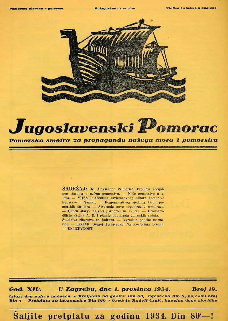 Jugoslavenski pomorac 19/1934