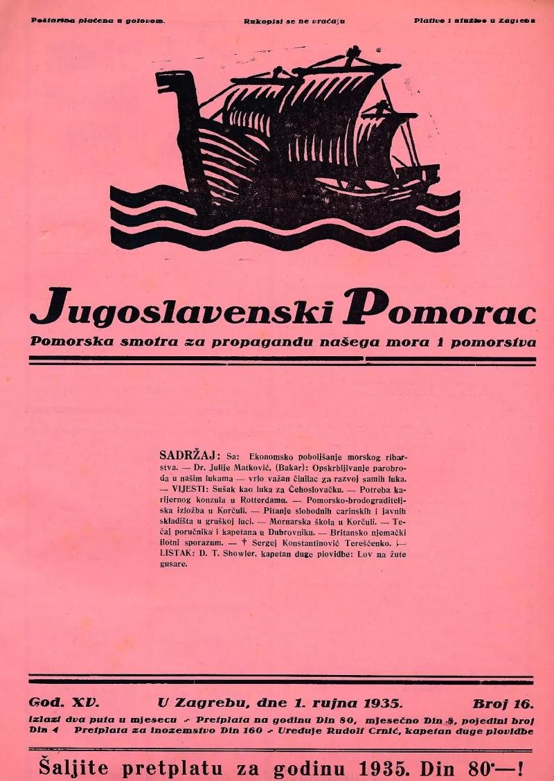 Jugoslavenski pomorac16/1935