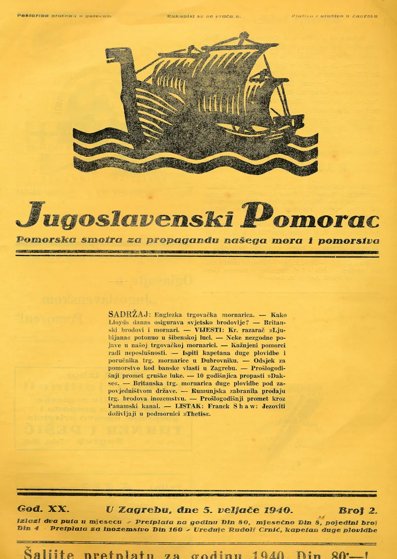 Jugoslavenski pomorac 2/1940