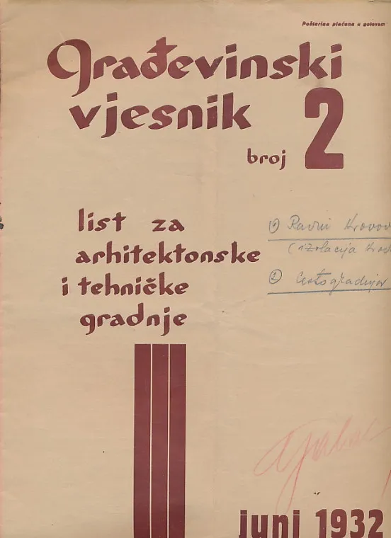 Građevinski vjesnik 2/1932