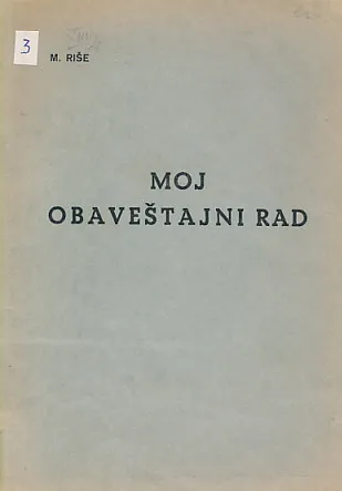 Moj obaveštajni rad