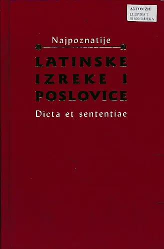 Najpoznatije latinske izreke i poslovice