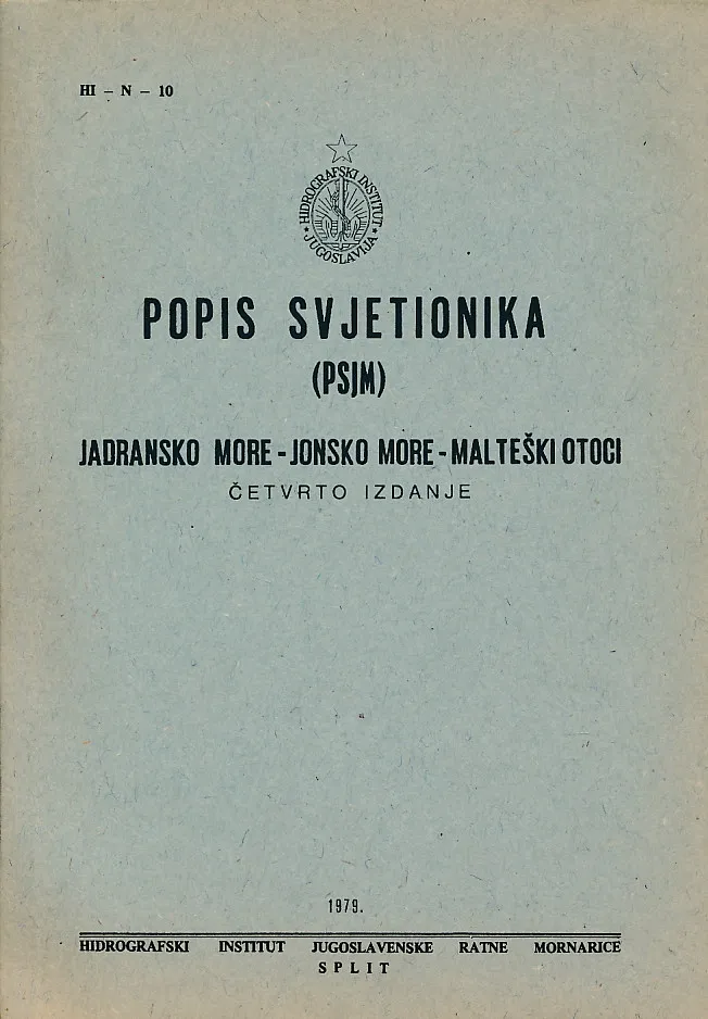 Popis svjetionika (PSJM)