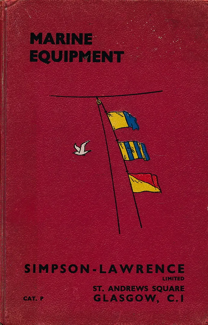 Marine Equipment Catalogue 1957