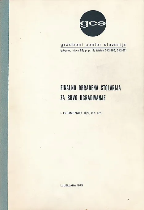 Finalno obrađena stolarija za suvo građenje
