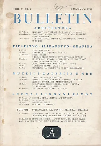 Bulletin JAZU 2/1957