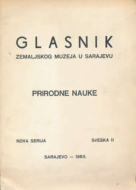 Glasnik zemaljskog muzeja u Sarajevu