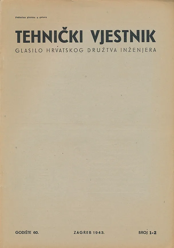 Tehnički vjestnik 1-12/1943.