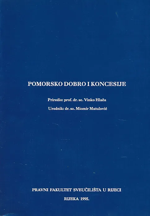 Pomorsko dobro i koncesije