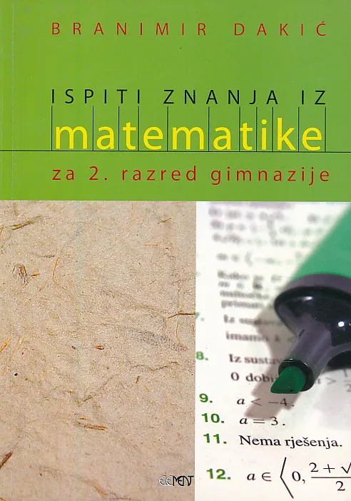 Ispiti znanja iz matematike za 2. razred gimnazije