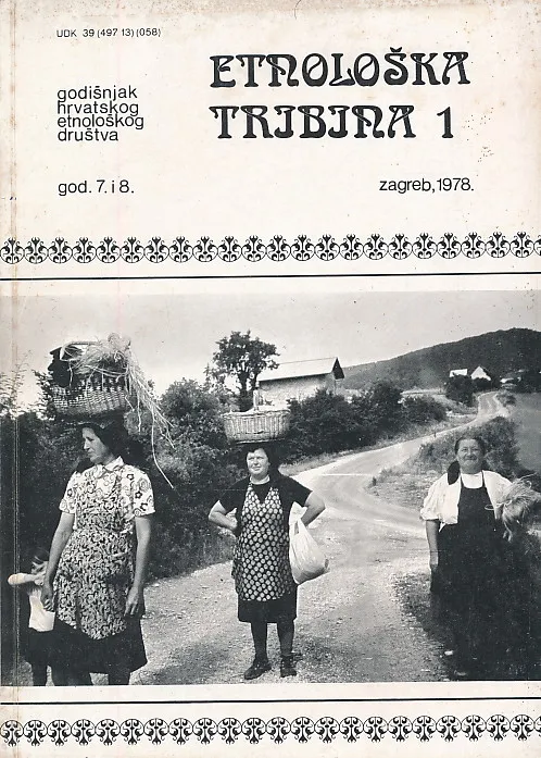 Etnološka tribina 1/1978