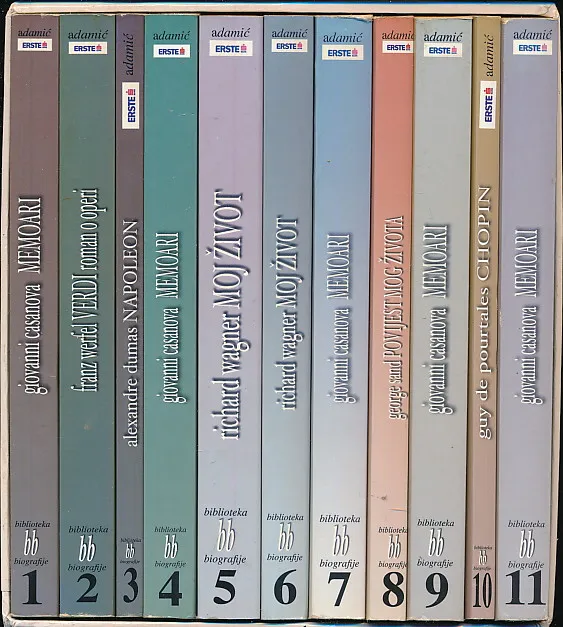 Biblioteka Biografije (Memoari, Moj život, Verdi, Chopin)