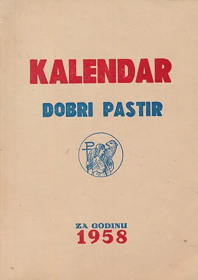 Kalendar Dobri pastir 1958
