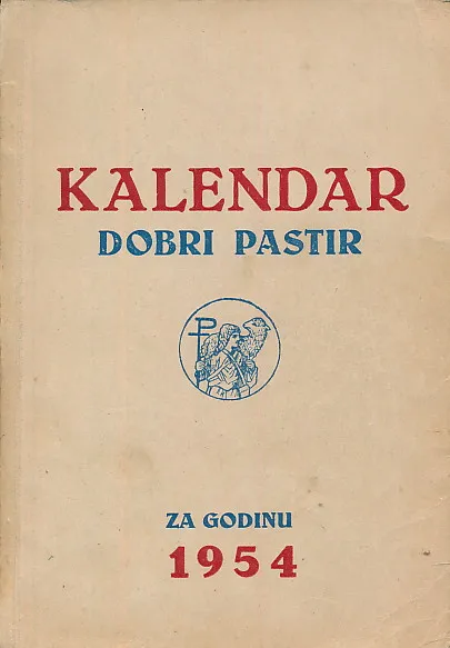 Kalendar Dobri pastir 1954