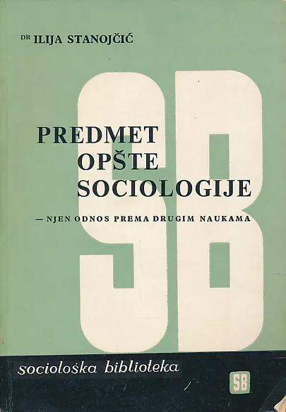 Predmet opšte sociologije