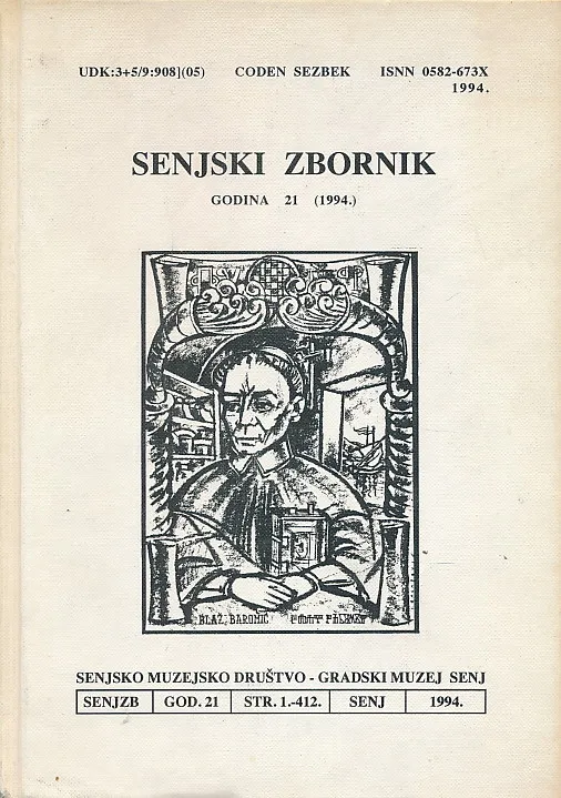 Senjski zbornik XXI/1994.