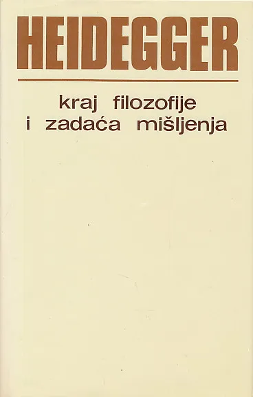Kraj filozofije i zadaća mišljenja