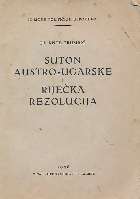 Suton Austro-Ugarske i Riječka rezolucija