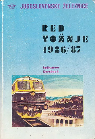 JŽ Red vožnje 1986/87