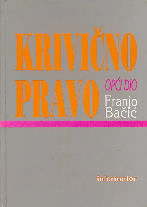 Krivično pravo, opći dio