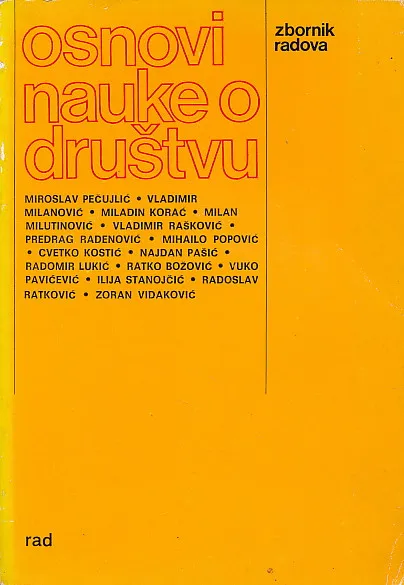 Osnovi nauke o društvu