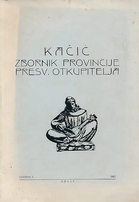 Kačić: zbonik franjevačke provincije Presv. otkupitelja