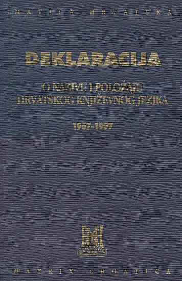 Deklaracija o nazivu i položaju hrvatskog knjiž...
