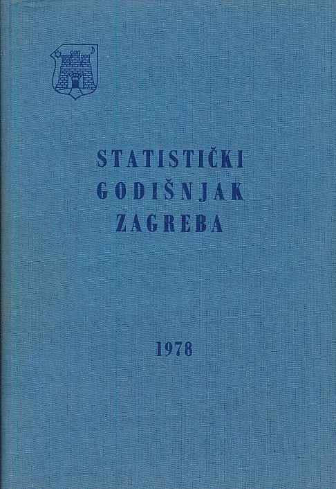 Statistički godišnjak Zagreba 1978
