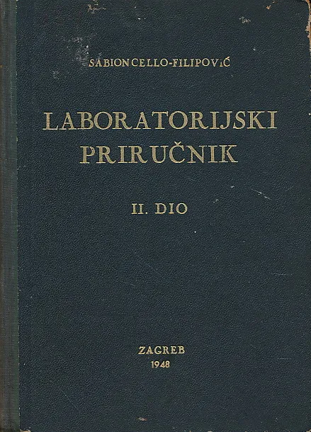 Laboratorijski priručnik II. dio