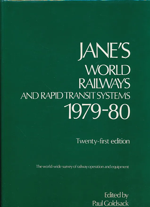 Jane's World Railways and Transit Systems 1979 - 1980