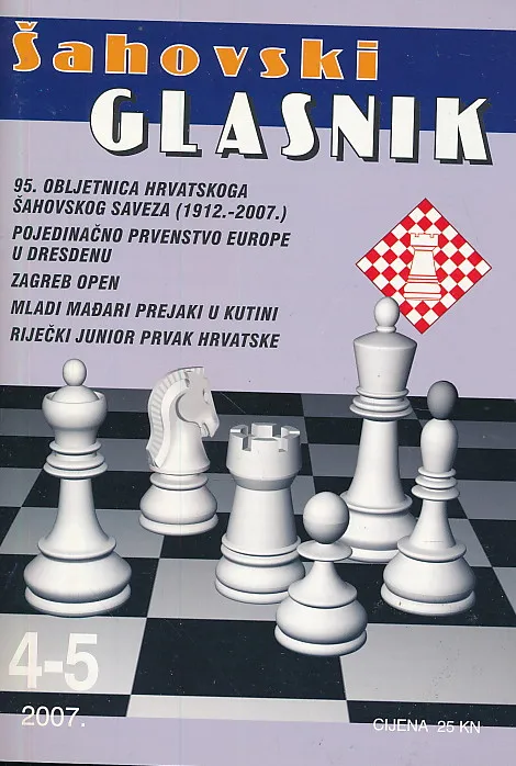 Šahovski glasnik 4-5/2007