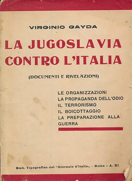 La Jugoslavia contro L Italia