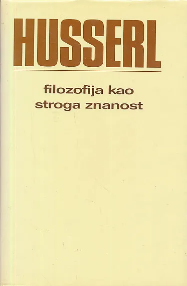 Filozofija kao stroga znanost