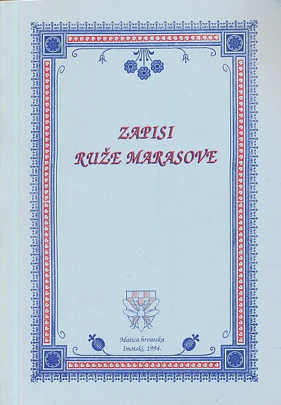 Zapisi Ruže Marasove