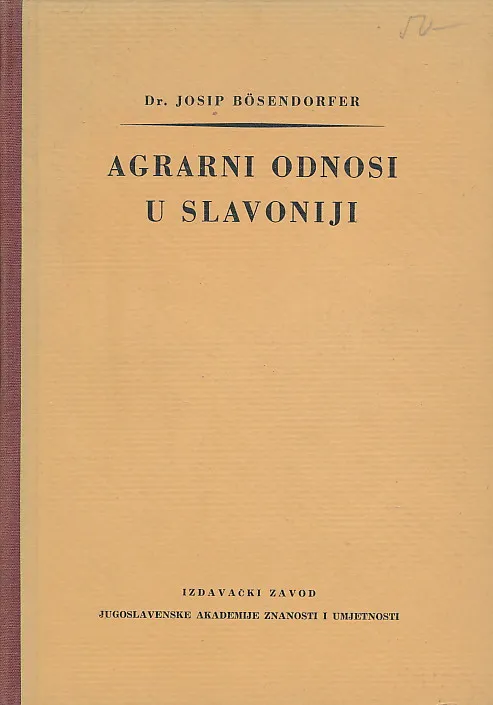 Agrarni odnosi u Slavoniji