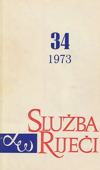 Služba riječi 34/173