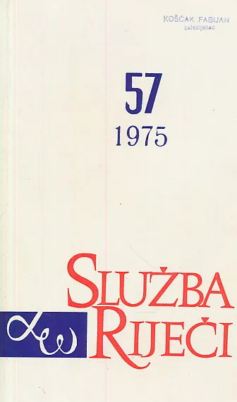 Služba riječi 57/1975