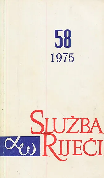 Služba riječi 58/1975