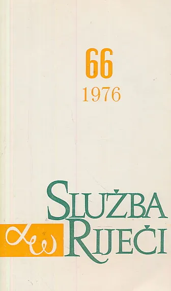 Služba riječi 66/1976