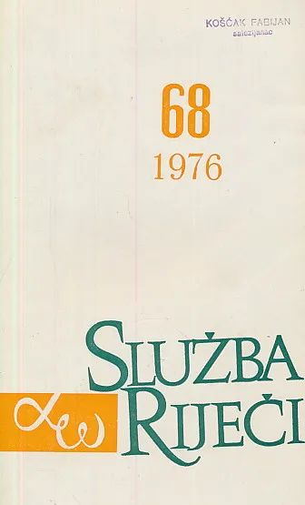 Služba riječi 68/1976